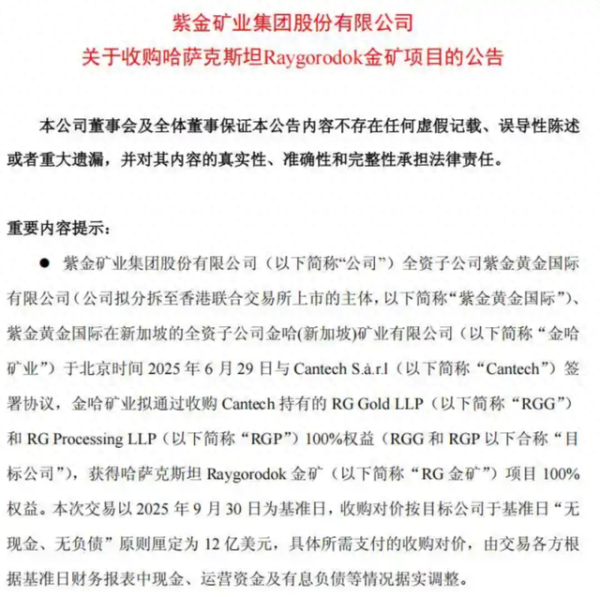 本财配资 5000亿的紫金矿业, 彻底杀疯了